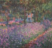 Claude Monet The Artist's Garden at Giverny oil painting artist